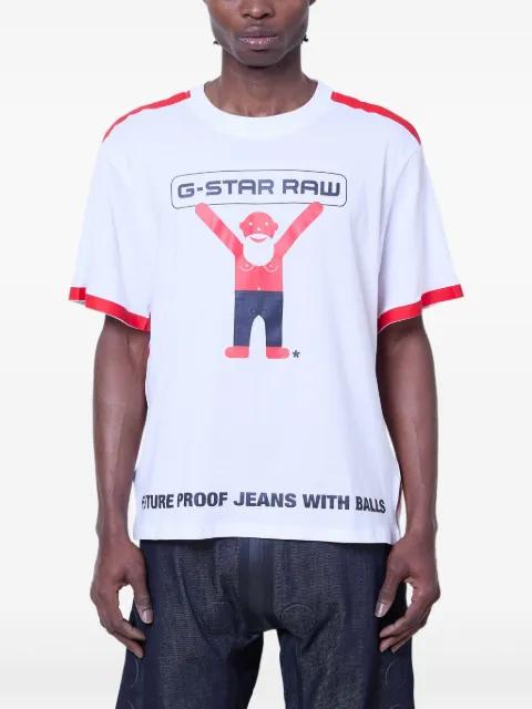 x G-Star cotton T-shirt by WALTER VAN BEIRENDONCK