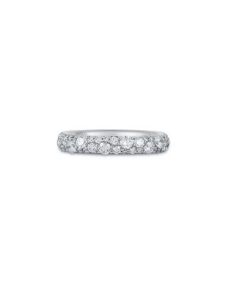 18K White Gold OC XWF Diamond Cluster Band by WALTERS FAITH