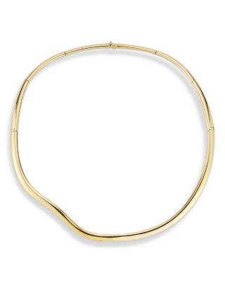 18K Yellow Gold Julian Wave Necklace by WALTERS FAITH