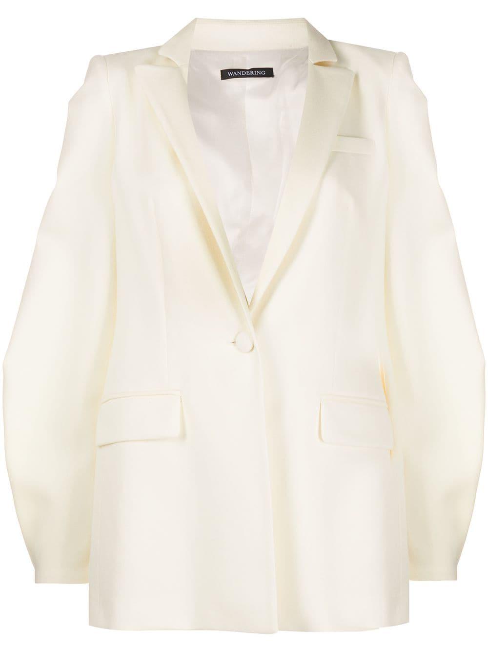 balloon-sleeve blazer by WANDERING