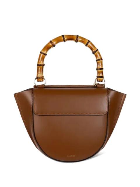 Hortensia bamboo handle bag by WANDLER