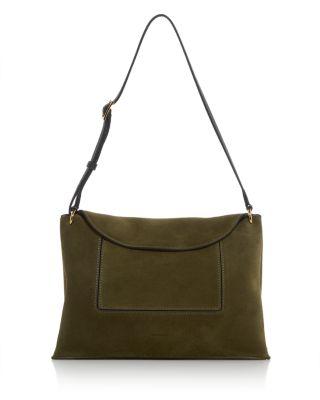Penelope Slouch Bag in Suede by WANDLER