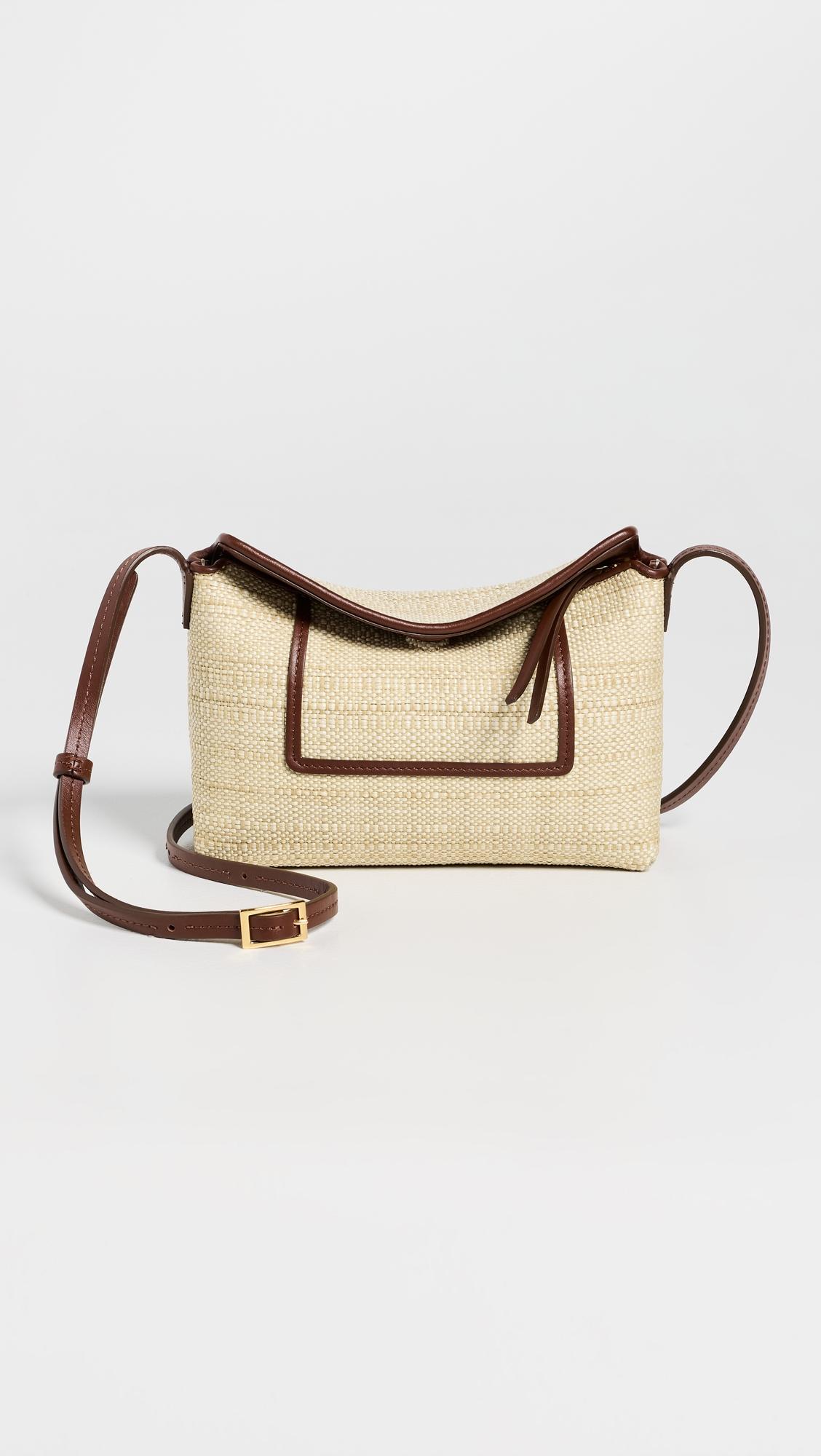 Penelope Slouch Mini Raffia Bag by WANDLER