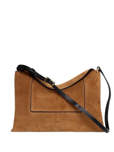 Penelope suede shoulder bag by WANDLER