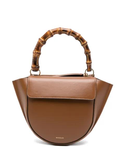 bamboo-handle tote bag by WANDLER