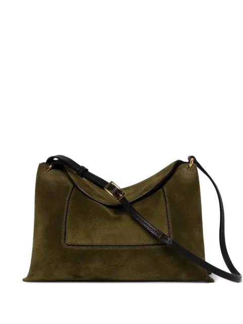 contrast-strap cross body bag by WANDLER