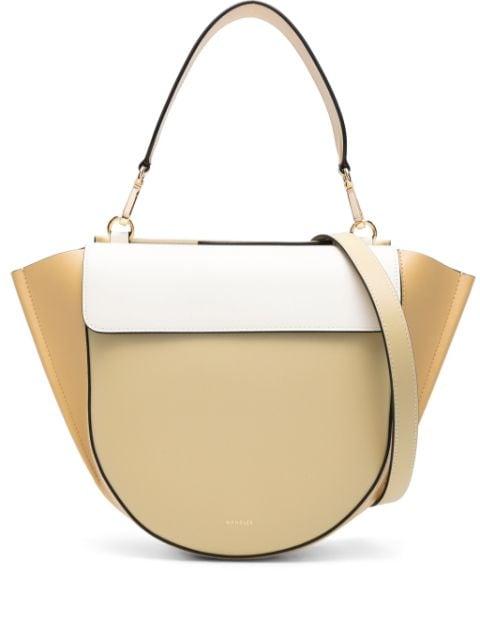 medium Hortensia leather tote bag by WANDLER