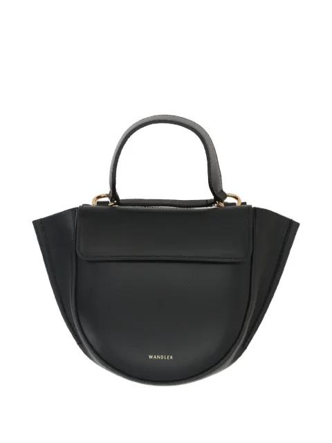 mini Hortensia leather tote bag by WANDLER