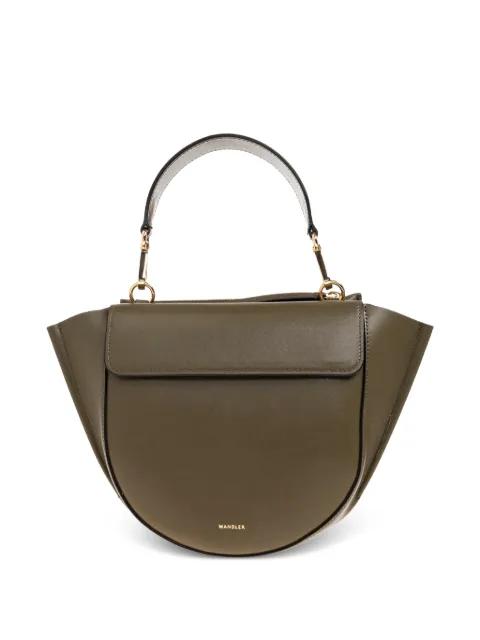 small Hortensia flap top-handle tote bag by WANDLER