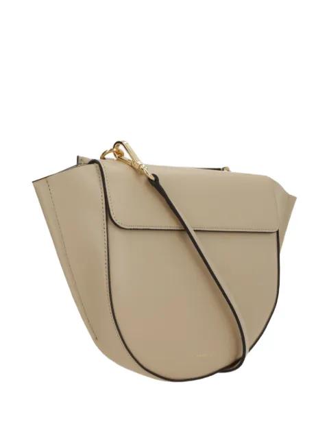 small Hortensia leather tote bag by WANDLER