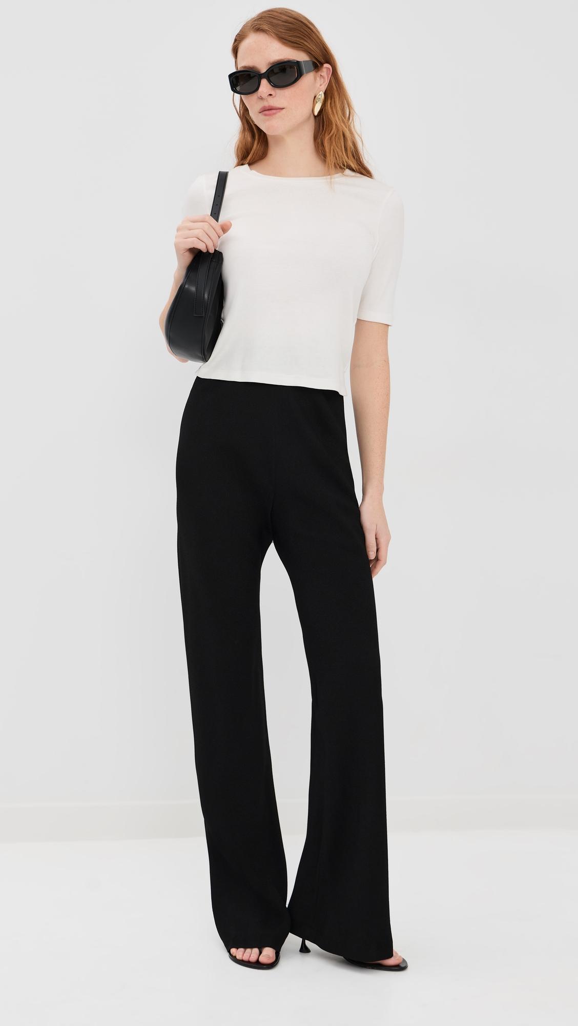 Crepe Bias Cut Pants by WARDROBE.NYC