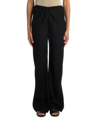 Crepe Bias Cut Pants by WARDROBE.NYC