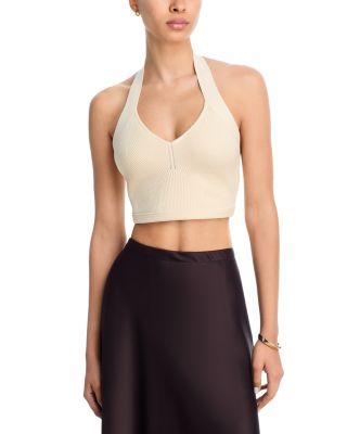 Cropped Halter Top by WARDROBE.NYC