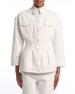 Denim Contour Jacket by WARDROBE.NYC