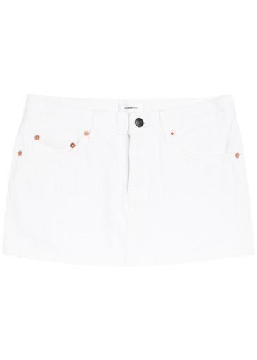 Denim mini skirt by WARDROBE.NYC