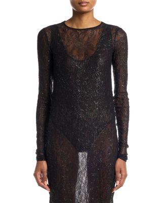 Lace Tank Bodysuit by WARDROBE.NYC