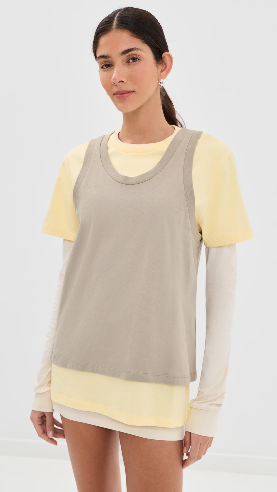 Layered Tee Mini Dress by WARDROBE.NYC