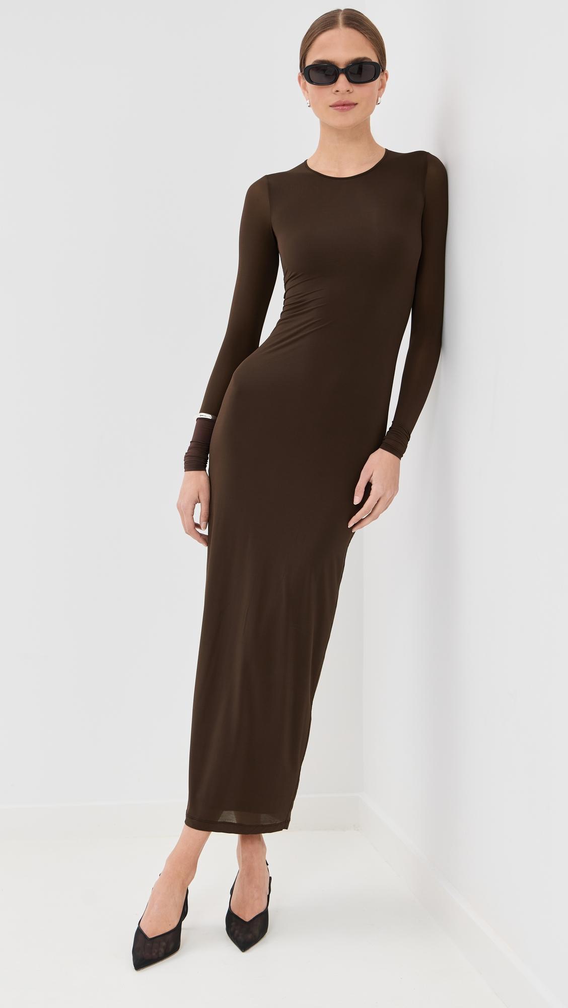 Sheer Midi Dress by WARDROBE.NYC