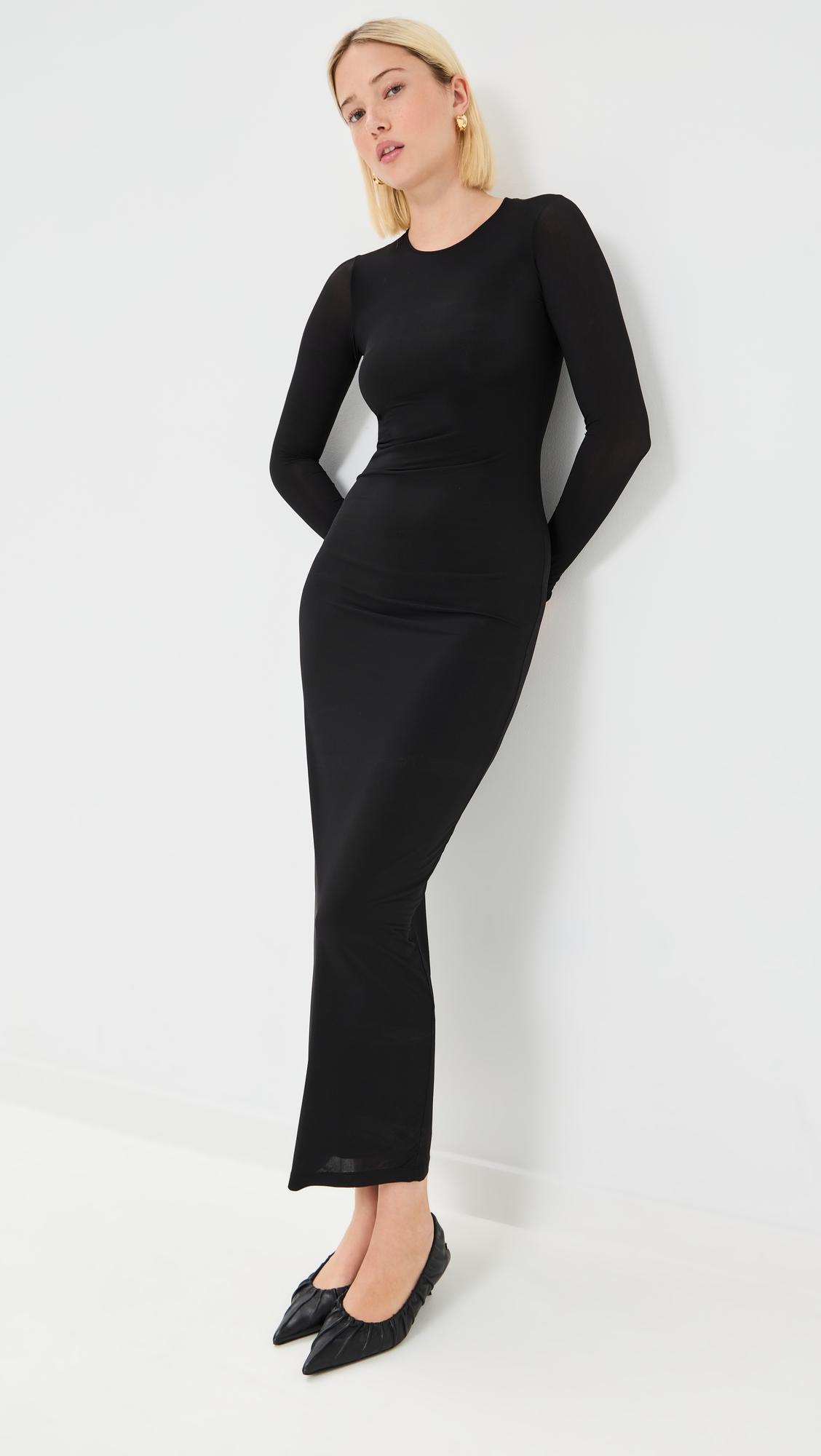Sheer Midi Dress by WARDROBE.NYC