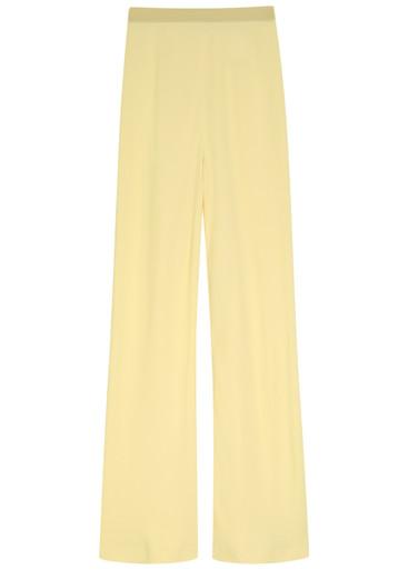 Straight-leg crepe trousers by WARDROBE.NYC