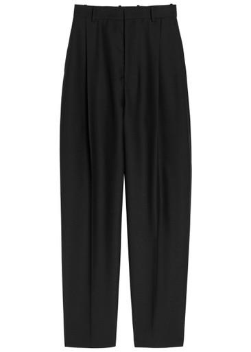 Straight-leg mohair-blend trousers by WARDROBE.NYC