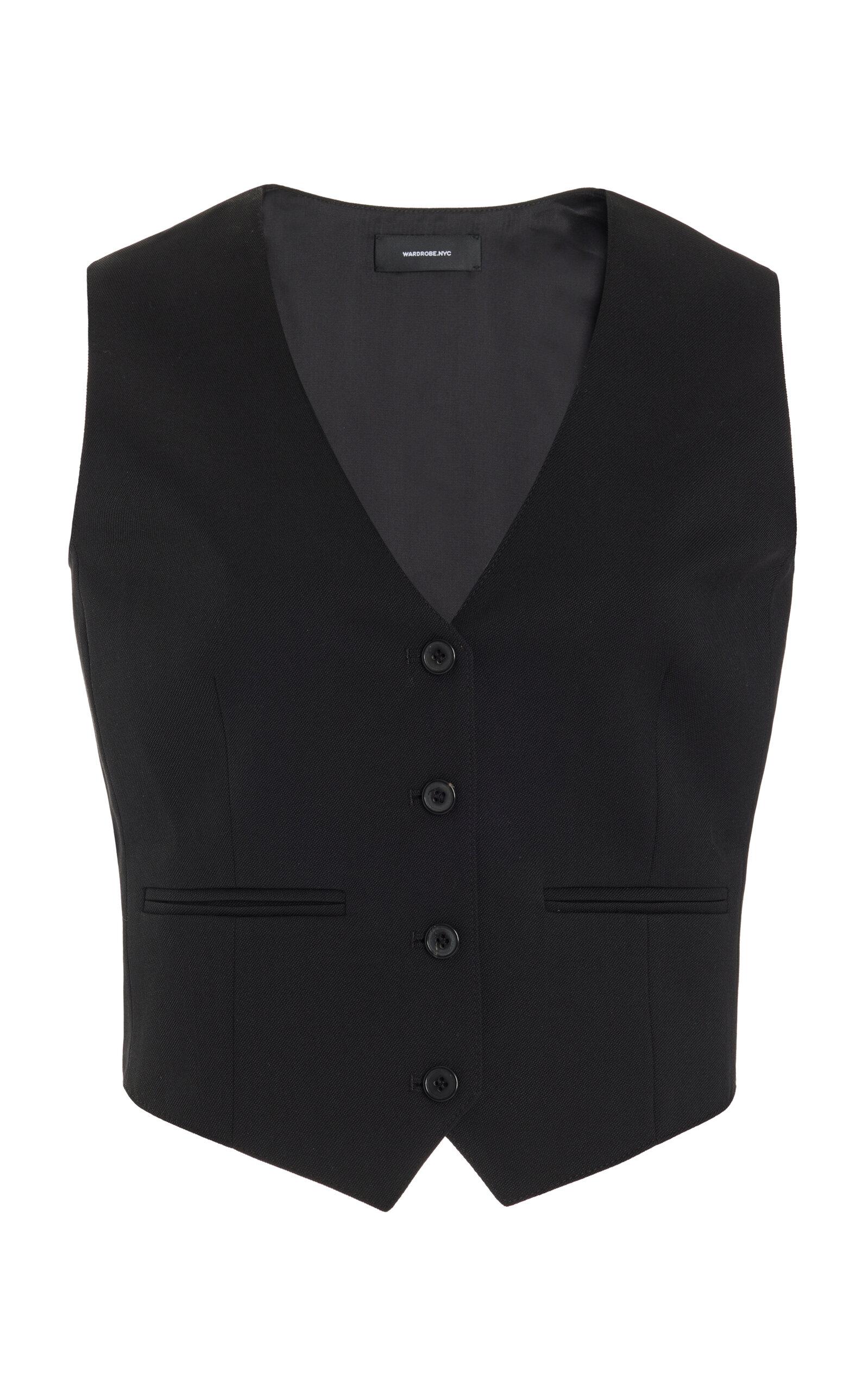 Wardrobe.NYC Cropped Wool Vest - Moda Operandi by WARDROBE.NYC