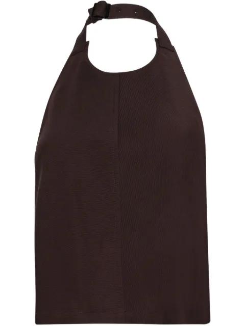 backless halter top by WARDROBE.NYC