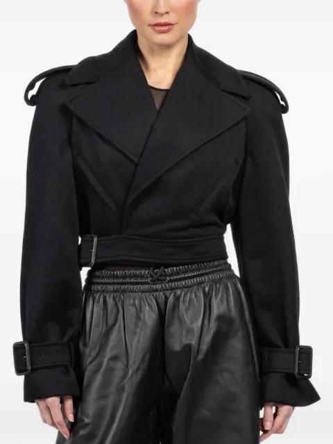 black cropped jacket by WARDROBE.NYC