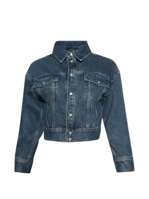 buttoned cropped jacket by WARDROBE.NYC