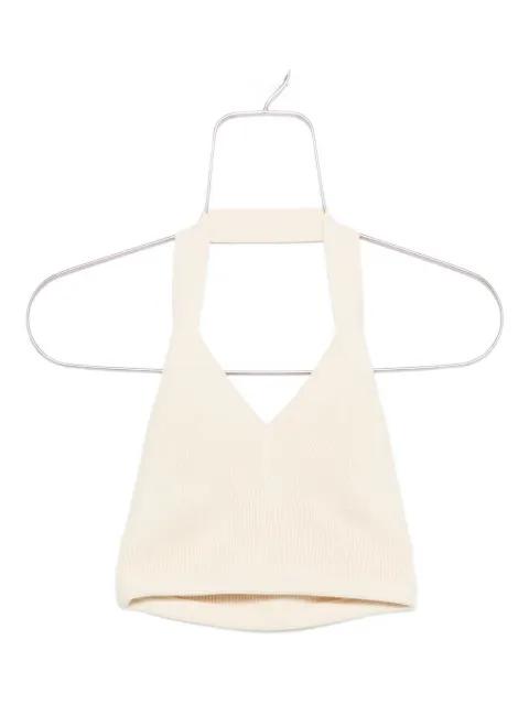 cotton halterneck top by WARDROBE.NYC