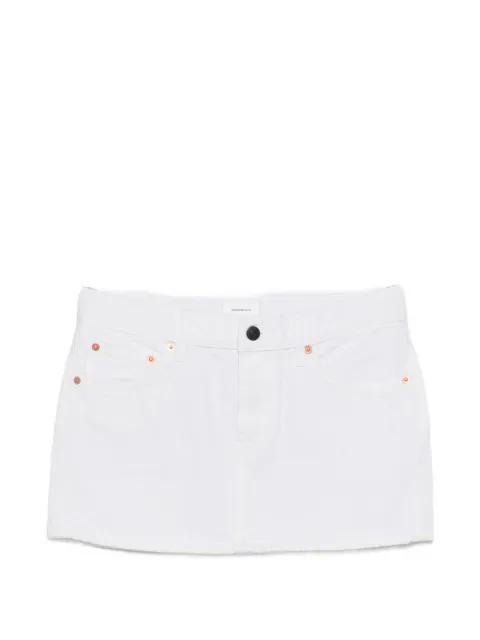 denim mini skirt by WARDROBE.NYC