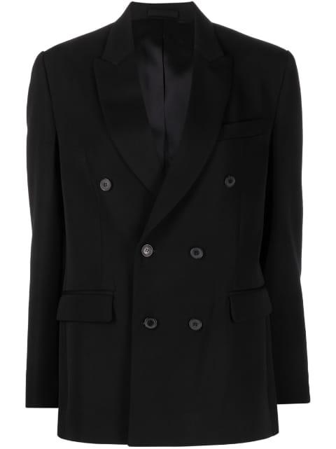 double-breasted wool blazer by WARDROBE.NYC