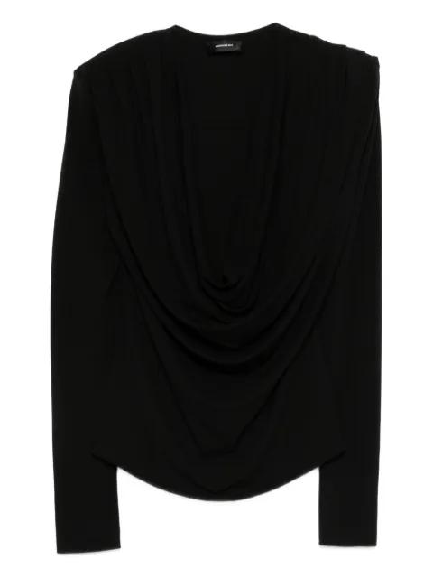 drape blouse by WARDROBE.NYC