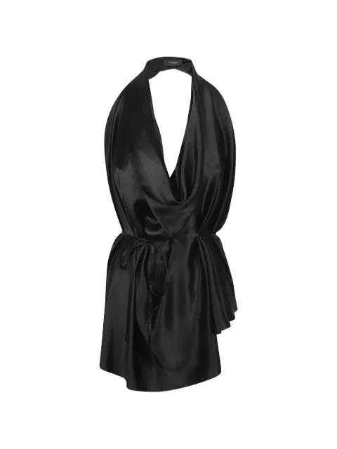 draped tie waist top by WARDROBE.NYC