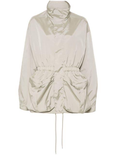drawstring zip-up parka by WARDROBE.NYC