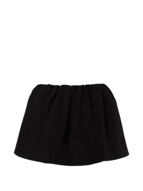 gathered mini skirt by WARDROBE.NYC