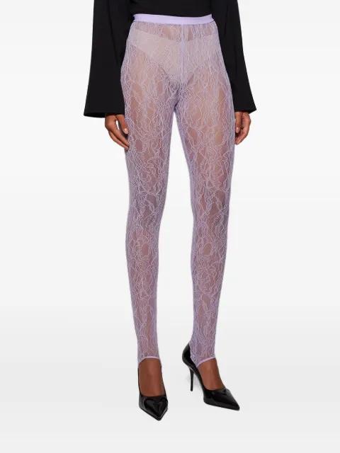 lace stirrup leggings by WARDROBE.NYC