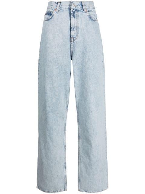 low-rise straight-leg jeans by WARDROBE.NYC
