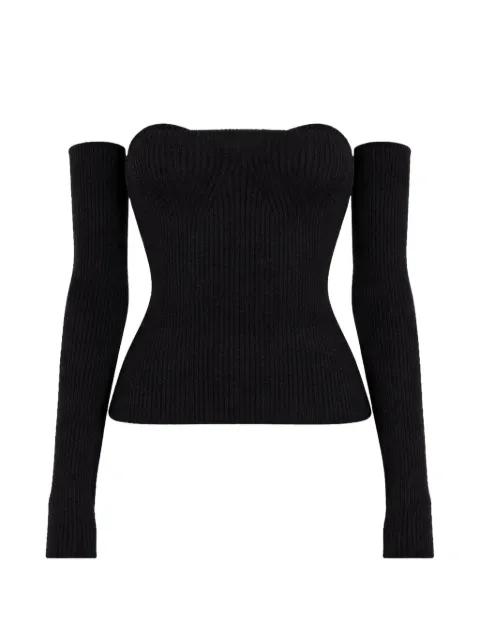 off-shoulder top by WARDROBE.NYC