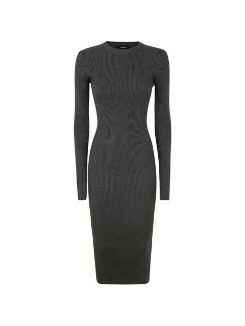 ribbed long-sleeve maxi dress by WARDROBE.NYC