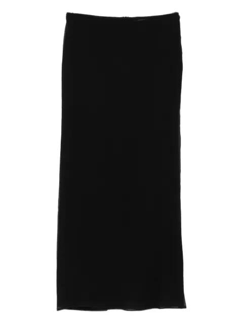ribbed midi skirt by WARDROBE.NYC