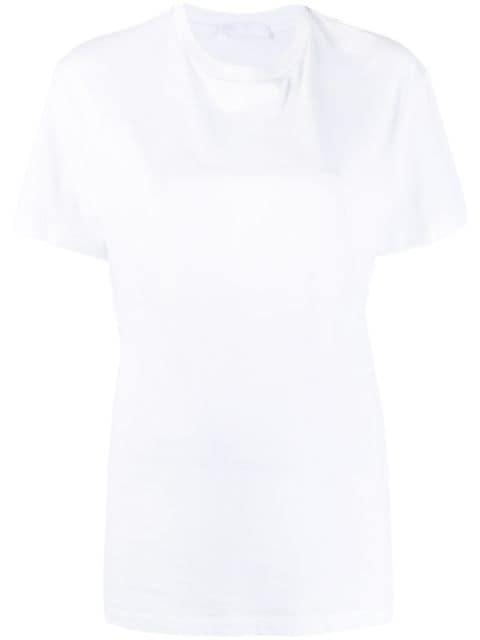 round neck cotton T-shirt by WARDROBE.NYC