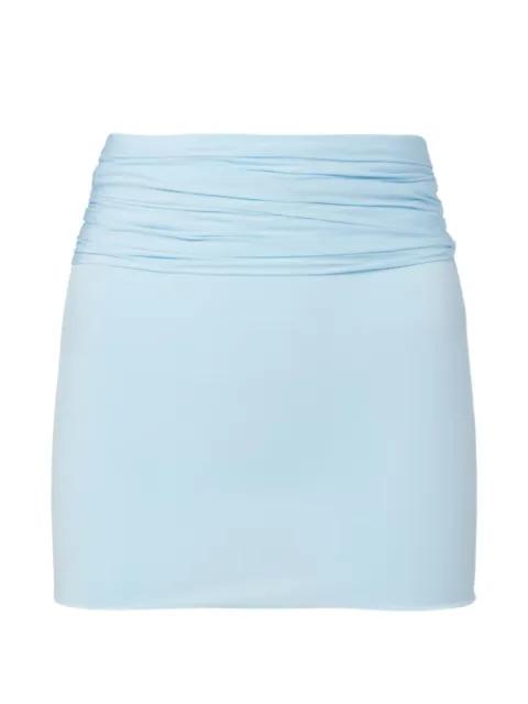 ruched mini skirt by WARDROBE.NYC