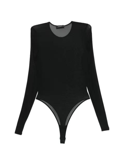 sheer long-sleeve bodysuit by WARDROBE.NYC