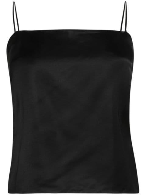 sleeveless satin top by WARDROBE.NYC