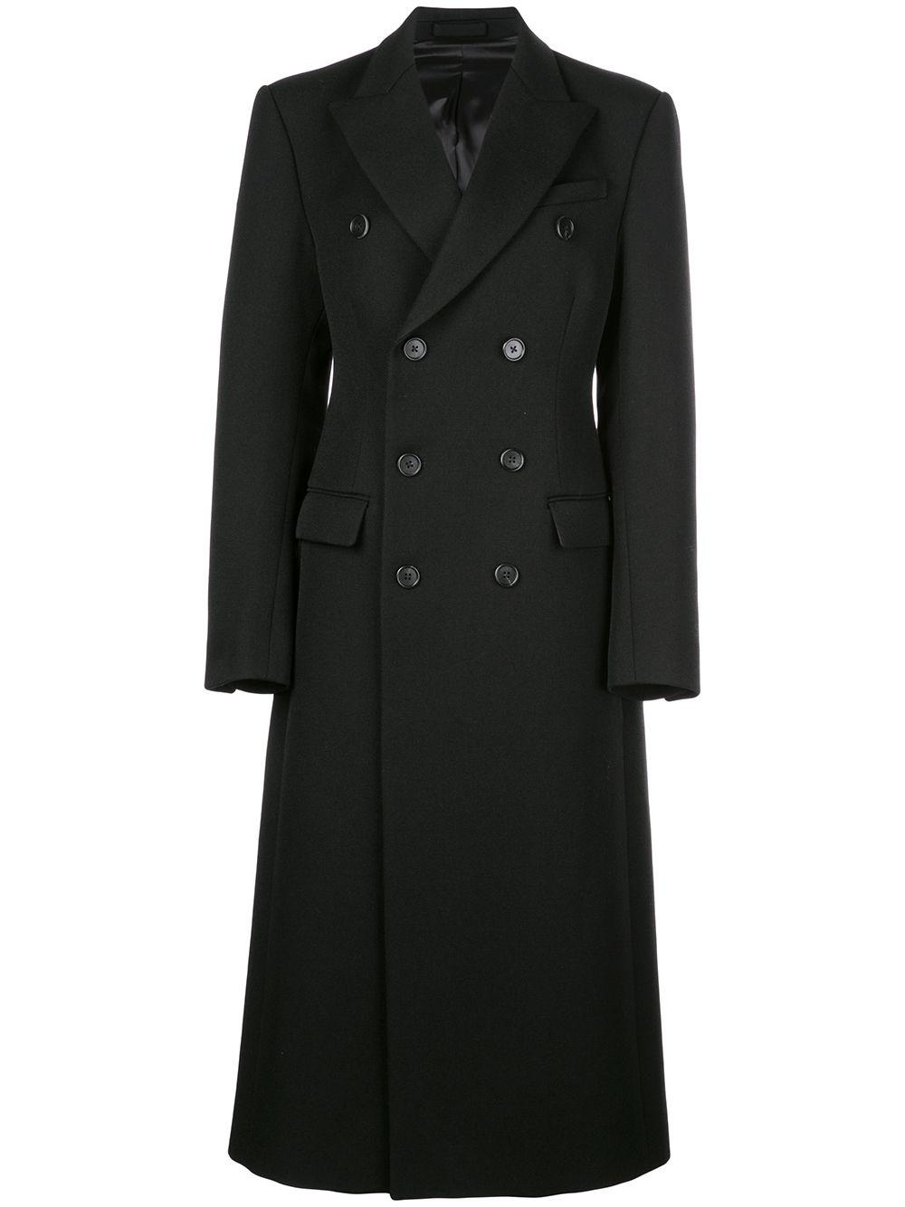 x The Woolmark Company Release 05 double-breasted coat by WARDROBE.NYC