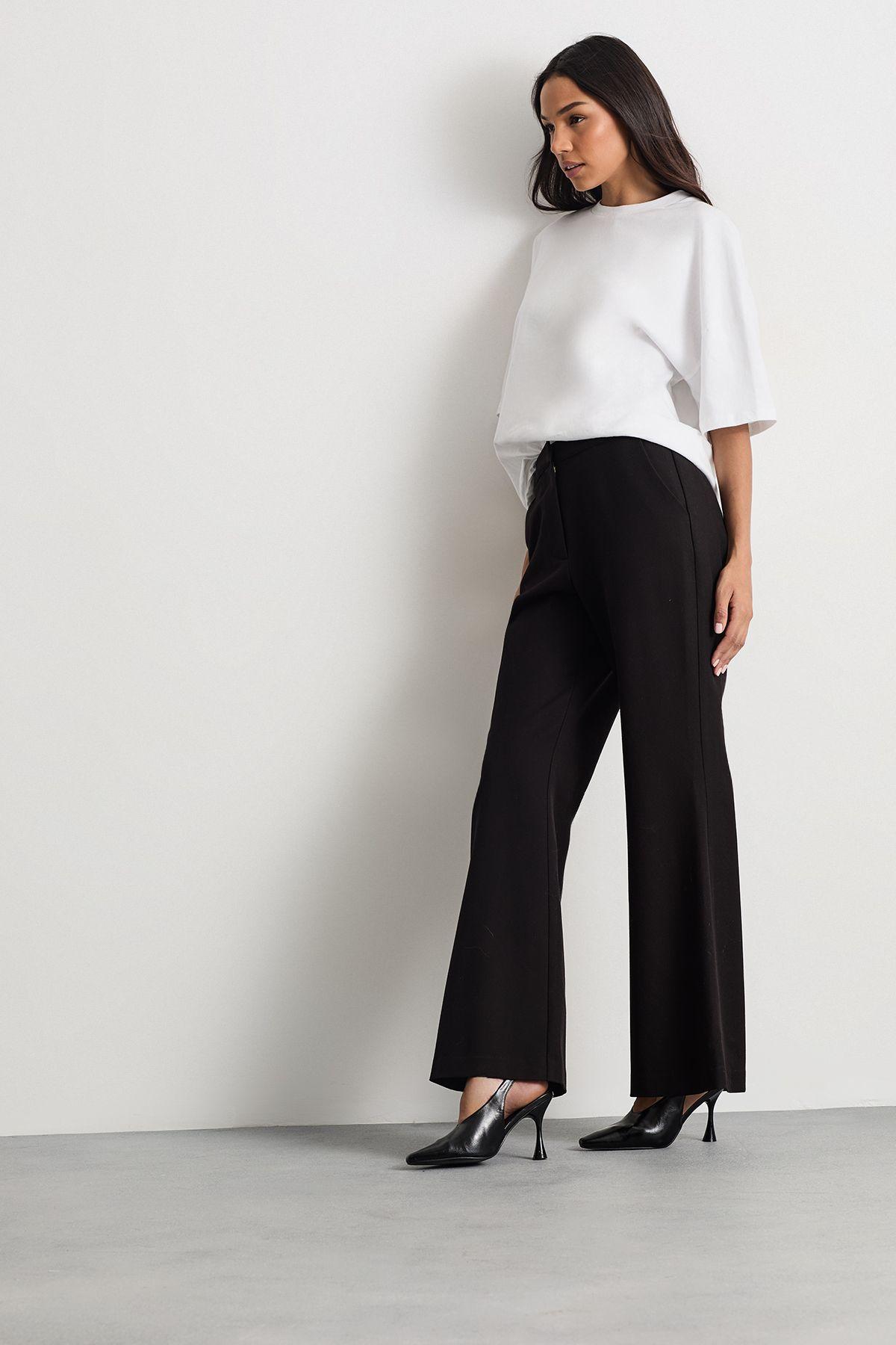 Premium Skinny Kick Flare Tailored Trouser by WAREHOUSE