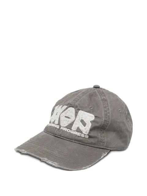 distressed baseball cap by WARMAN