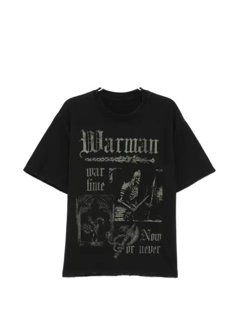 graphic print T-shirt by WARMAN