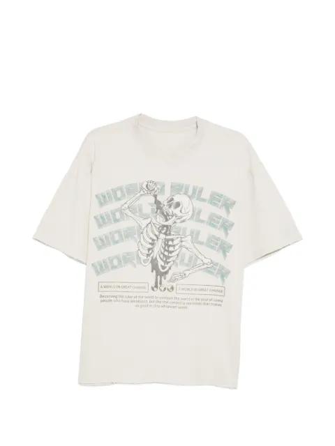 graphic print T-shirt by WARMAN